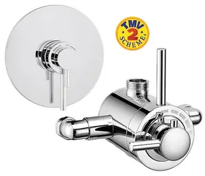 Thermostatic Concentric Concealed / Exposed Shower Mixer Valve - 135mm to 150mm