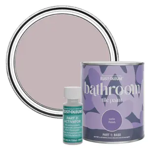 Rust-Oleum Lilac Wine Satin Bathroom Tile Paint 750ml