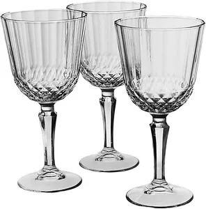 Queensway Home & Dining 310ml 6 Pcs Stemmed Red White Wine Drinking Glasses Cocktail Goblets