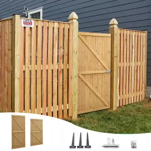 Wooden Garden Gate Side Gate with Latch H 152 cm x W 91 cm