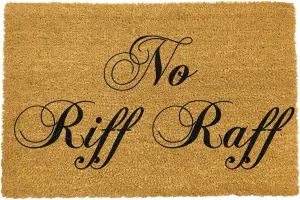 No Riff Raff Doormat - Regular 60x40cm