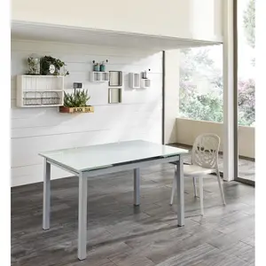 Brisco Extendable Dining Table White