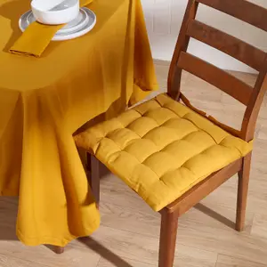 Homescapes Mustard Yellow Tablecloth 178 x 300 cm