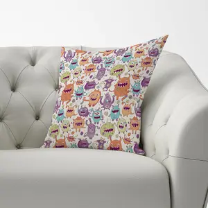 Playful Halloween Monsters Cushions 33cm x 48cm