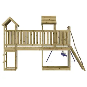 Berkfield Outdoor Playset Impregnated Wood Pine