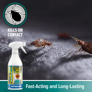 NOPE CP Bed Bug Killer Spray Treatment - 500ml - HSE,  Odourless & Non-Staining for Mattress, Bed Frames, Carpets, Furniture