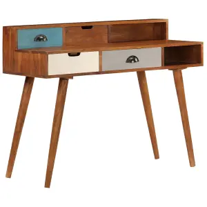 Berkfield Writing Desk 110x50x90 cm Solid Acacia Wood