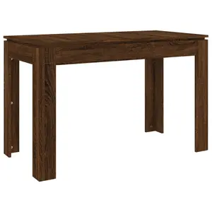 Seeger Dining Table 120x60x76 cm Engineered Wood Walnut