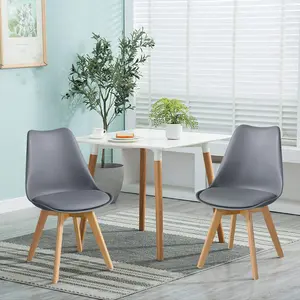 Elianna Upholstered Dining Chair (Set of 2) Grey