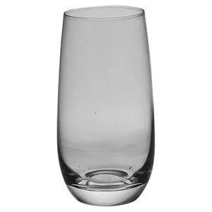 Queensway Home & Dining 500ml 6 Pcs Highball Drinking Glasses  Tall Water Juice Tumblers Table Glassware Set