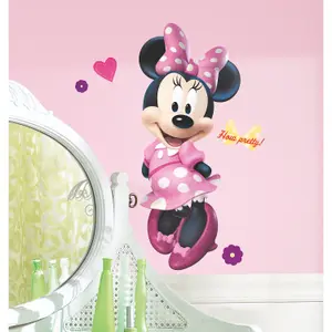 RoomMates Minnie Bow Tique Giant Peel & Stick Wall Decals