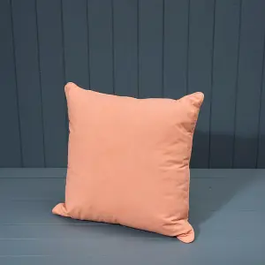 The Satchville Gift Company Handmade Cotton Cushion - Peach