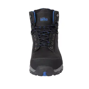 Site Thorite Unisex Black & blue Safety boots, Size 9