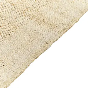 Jute Area Rug 200 x 300 cm Beige DEDEMLI