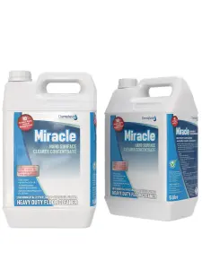 Miracle- Heavy Duty Floor Cleaner - Exceptional Multi Purpose Cleaner 2 x 5 Litres