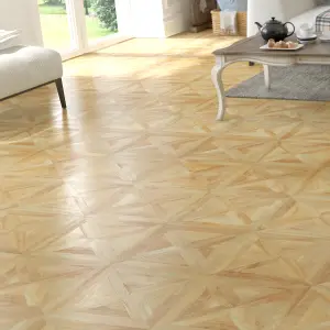 GoodHome Staccato Natural Wood effect Wood effect Laminate Flooring, 1.86m²