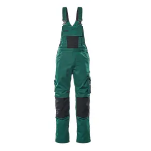 Mascot Unique Augsburg Bib & Brace - Green/Black   (40.5) (Leg Length - Long)