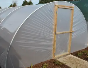 14ft x 66ft Full Curve Conventional Polytunnel Kit, Heavy Duty Professional Greenhouse