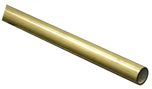 Brass Round Tube, (L)1m (Dia)4mm