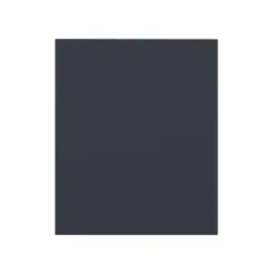 GoodHome Stevia Matt blue Slab Highline Cabinet door (W)600mm (H)715mm (T)18mm