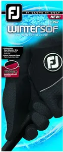 Footjoy Wintersof Golf Gloves (Pair Pack) Black - XL