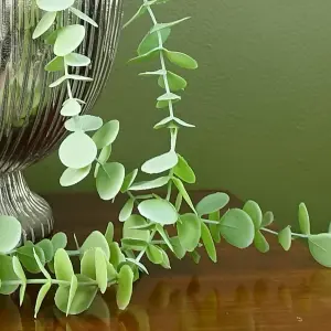 80cm Artificial Trailing Green Eucalyptus Plant Realistic