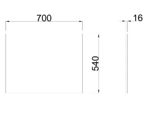 SunDaze L Shaped End Bath Panels for Bathroom Soaking Bathtub Walnut 700mm