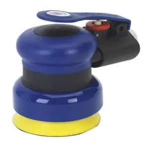 Sealey Air Palm Orbital Sander With Soft Rubber Handgrip 75mm 1/4" BSP SA802