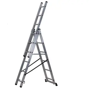 Werner 4-way Aluminium, plastic & rubber Combination Ladder