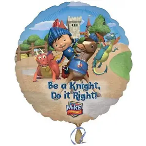 Mike The Knight Do It Right Foil Balloon Blue/Brown/Green (One Size)