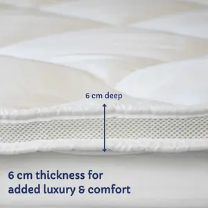 Double Comfort Mattress Topper 150x200