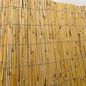 Extra Thick Reed 1.5m x 3m Fence Privacy Decorative Fencing Natural Screening  Outdoor Decoration Windbreak Sun Protection Privacy