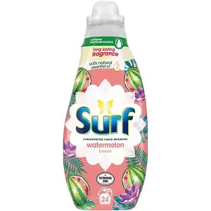 Surf Watermelon Breeze Concentrated Laundry Detergent 24 Washes - Pack of 12