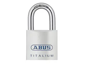 ABUS Mechanical 80Ti/50Mm Titalium Padlock Keyed Alike Ka8012