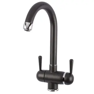 Hommix Pardenia Black 3-Way Tap (Triflow Filter Tap)