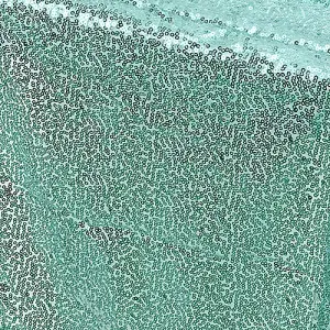 Neel Blue 11x108 Inch Shimmer Sequin Table Runner Glitter Fabric, Mint