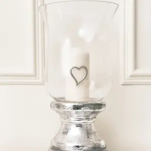 Melody Maison Silver Heart Candle Pin