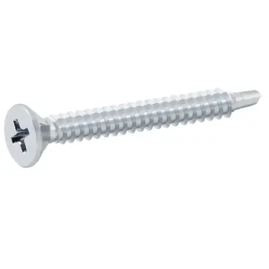 Diall Countersunk Zinc-plated Carbon steel Screw (Dia)4.8mm (L)50mm, Pack of 100