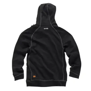 Scruffs Trade Work Hoodie Black Men's Hooded Jumper - M