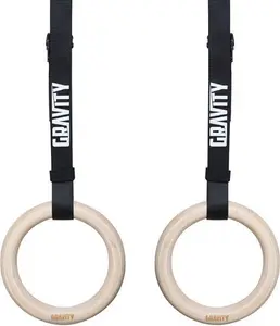 Gravity Fitness Wooden Gymnastic Rings