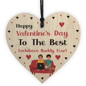 Valentines Day Gift Card For Boyfriend Girlfriend Funny Lockdown Gift For Couple Keepsake