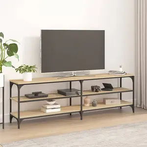 Berkfield TV Cabinet Sonoma Oak 160x30x50 cm Engineered Wood