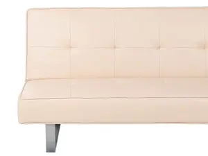 Beliani Modern Sofa Bed DERBY Beige