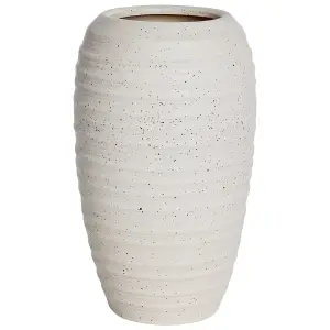 Flower Vase LENOK Ceramic Off-White