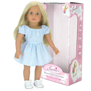 Sophia's by Teamson Kids 18'' Soft Bodied Blonde Doll "Sophia" with Blue Eyes