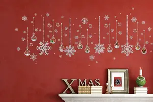 Wall Sticker Set Sparkling Silver Surprise Wall Sticker Decals Home Decoration