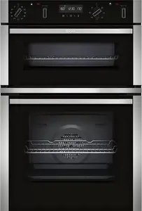 NEFF N50 U2ACM7HH0B Electric Double Pyrolytic Smart Oven - Stainless Steel