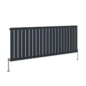 Right Radiators 600x1428 mm Horizontal Single Flat Panel Designer Radiator Central Heating Rads Anthracite