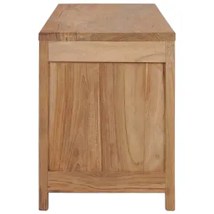 Berkfield TV Cabinet 120x30x40 cm Solid Teak Wood