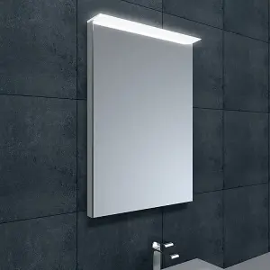 Venture LED Illuminated Bathroom Mirror with Demister & Shaver Socket (H)715mm (W)400mm